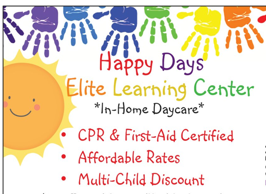 Happy Days Elite Learning Center Logo