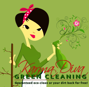 Karma Diva Green Cleaning Logo