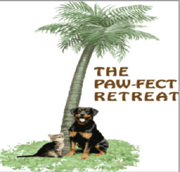 The Paw-fect Retreat Logo