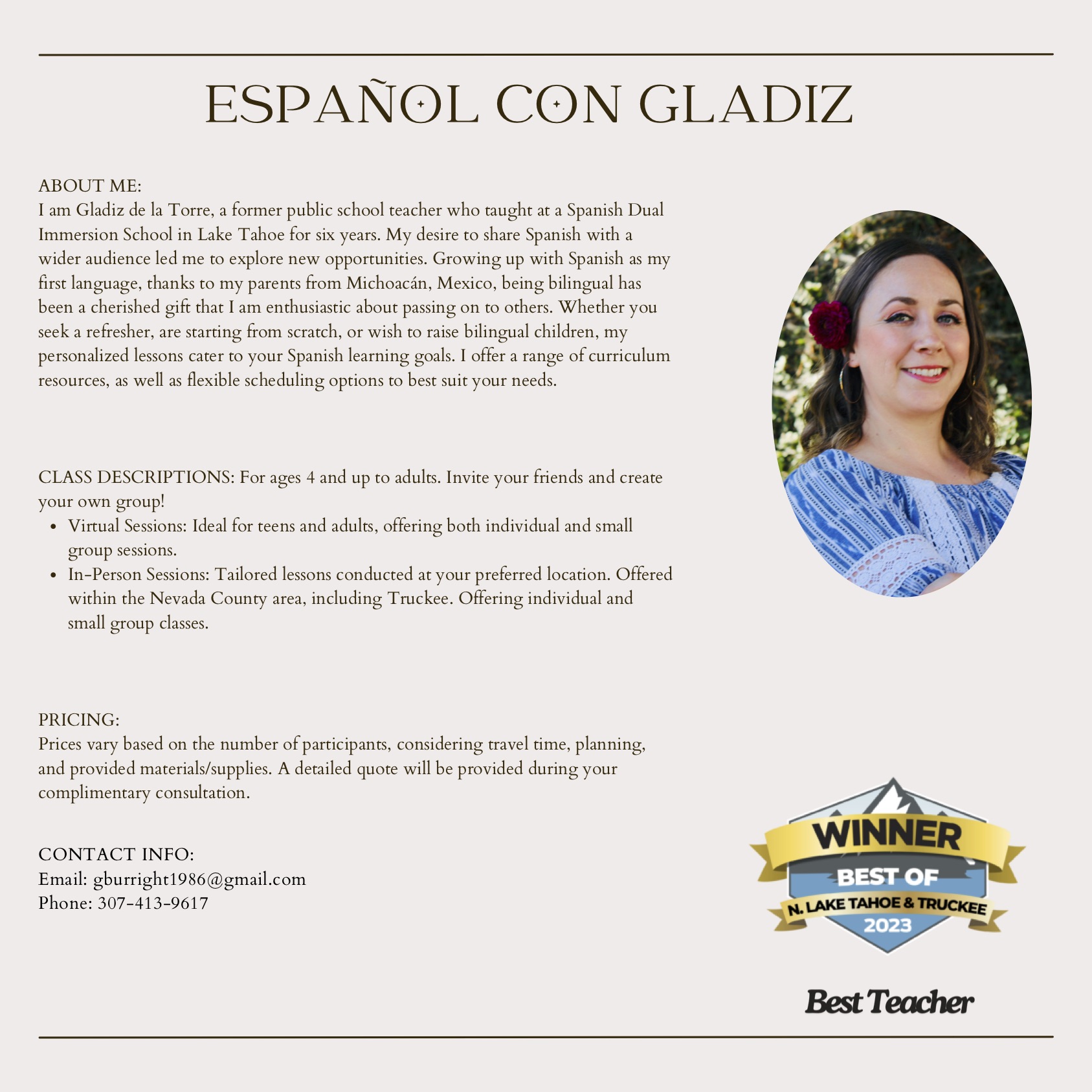 Español Con Gladiz's Photo