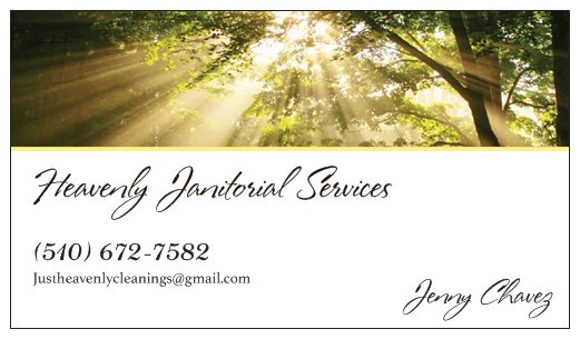 Heavenly Janitorial Services Logo