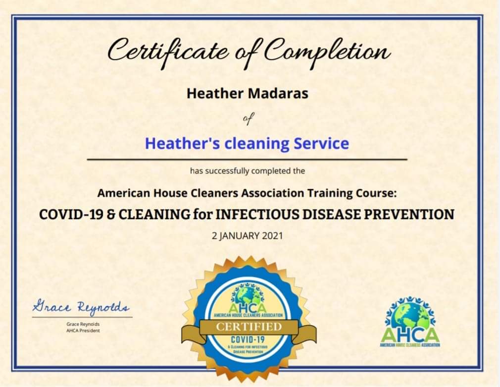 Heather's  cleaning  service's Photo