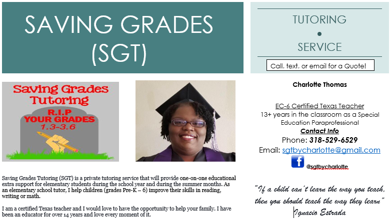 Saving Grades Tutoring's Photo