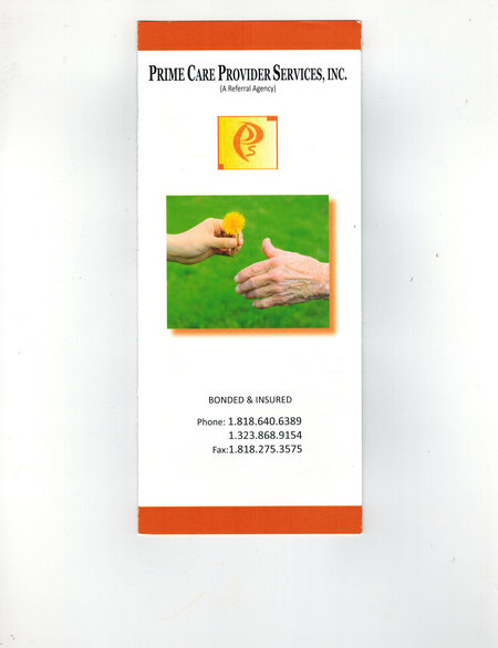PRIME CARE PROVIDER SERVICES INC