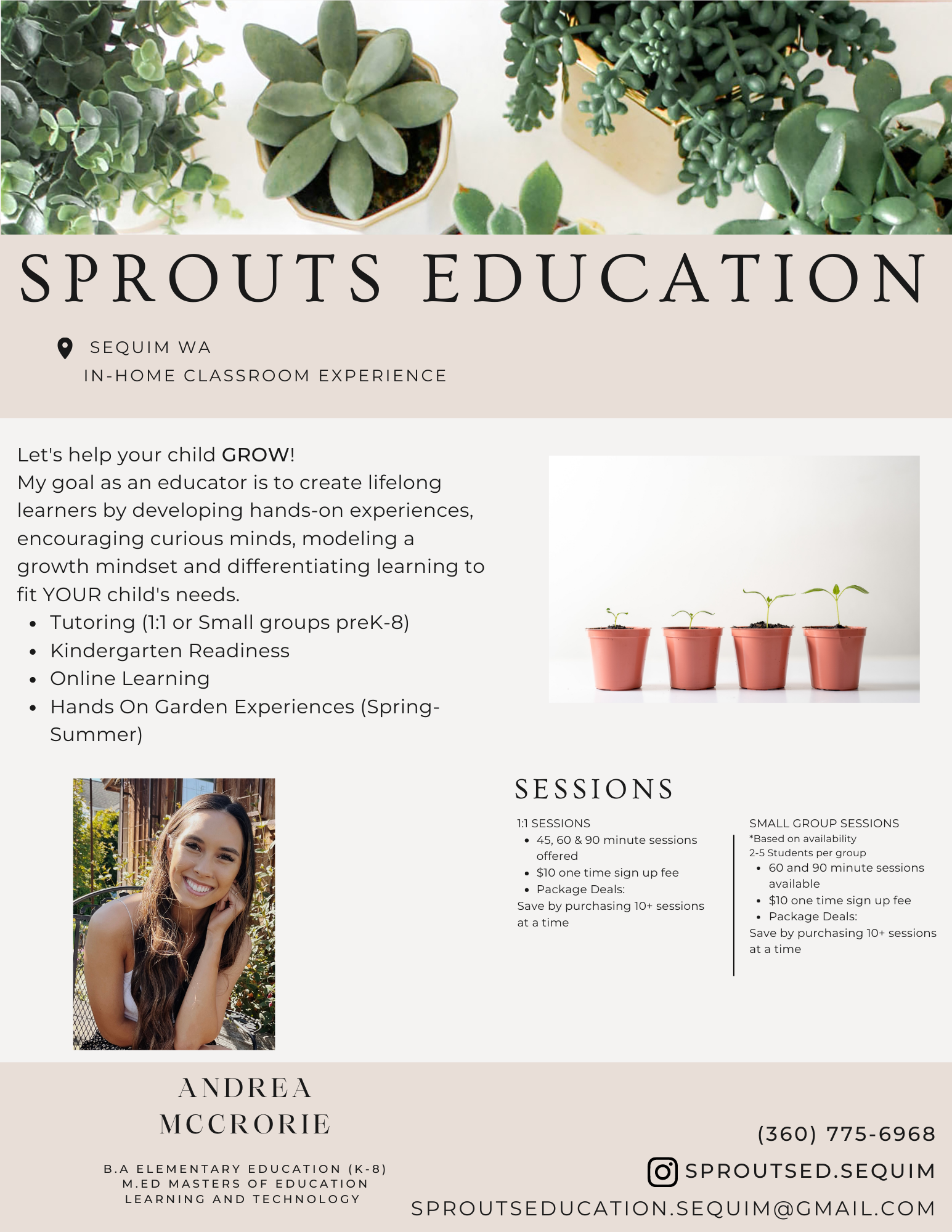Sprouts Education's Photo