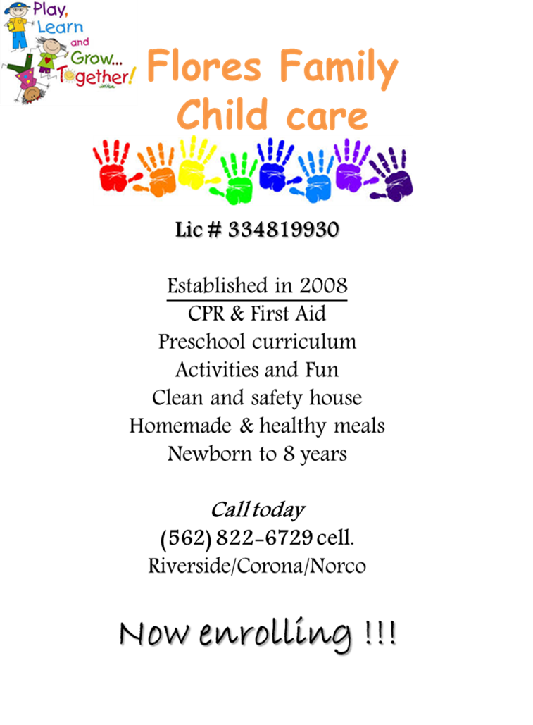 Flores Family Child Care's Photo