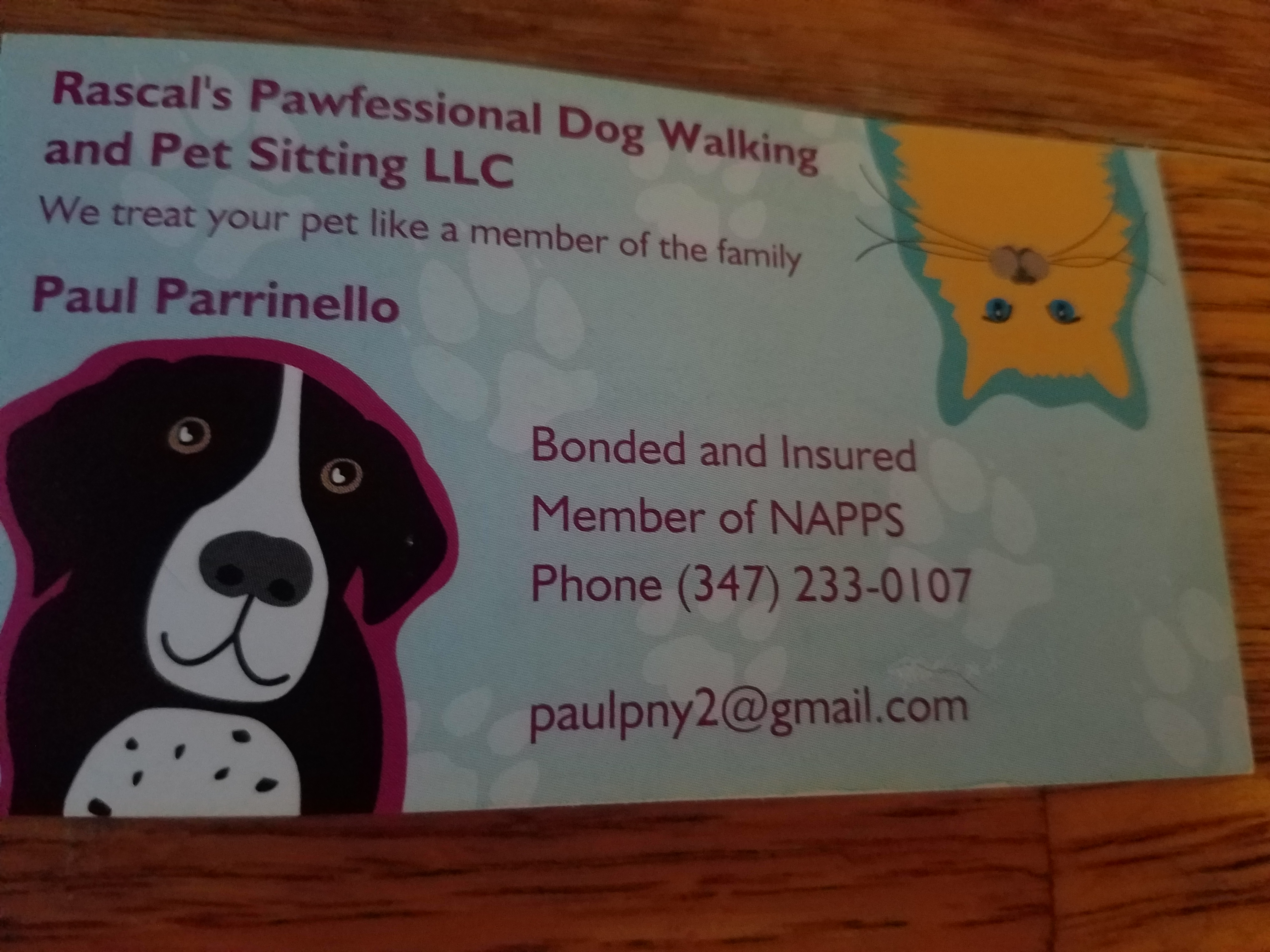 Rascal's Pawfessional Dog Walking And Pet Sitting Llc Logo