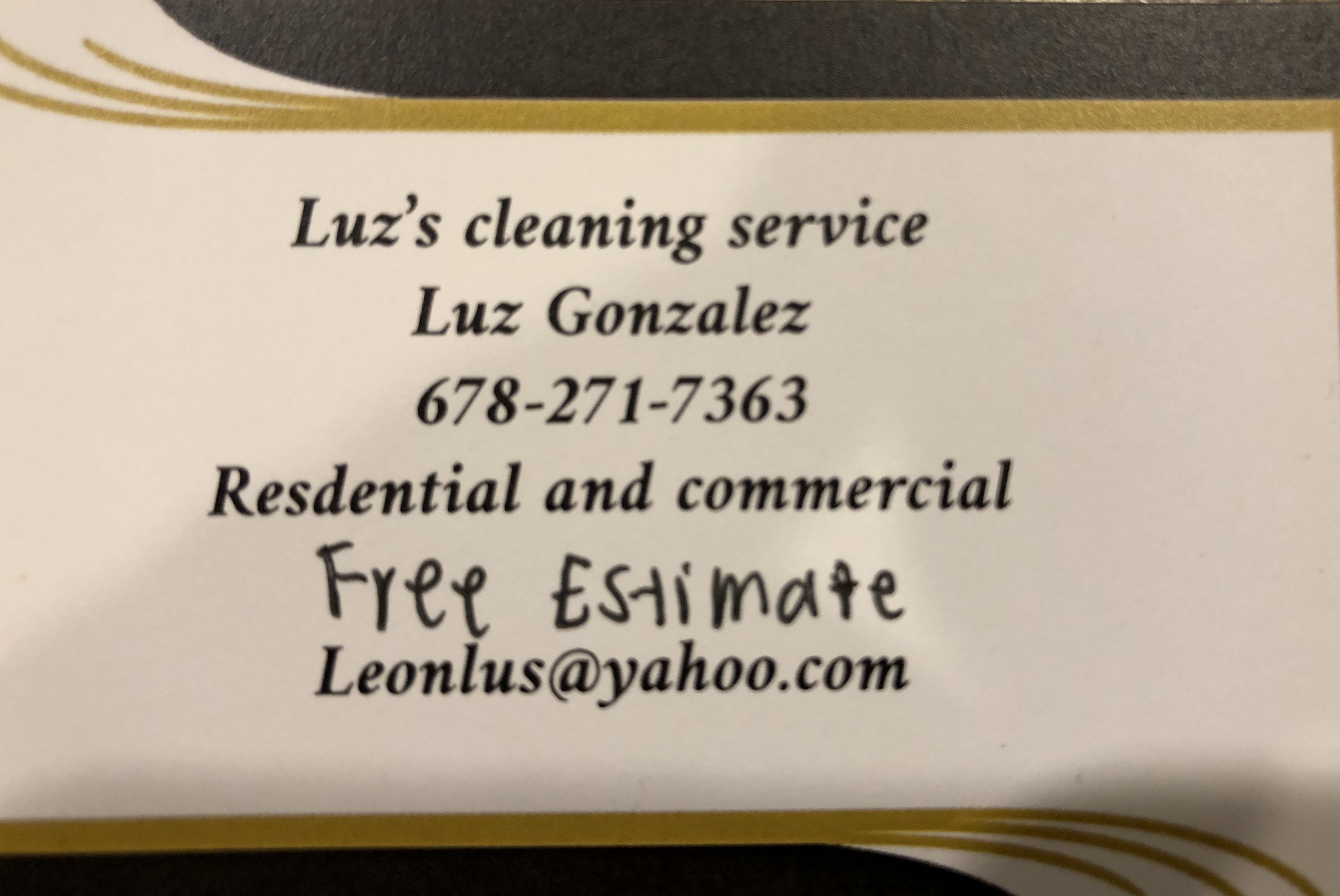Luz's Cleaning Service's Photo