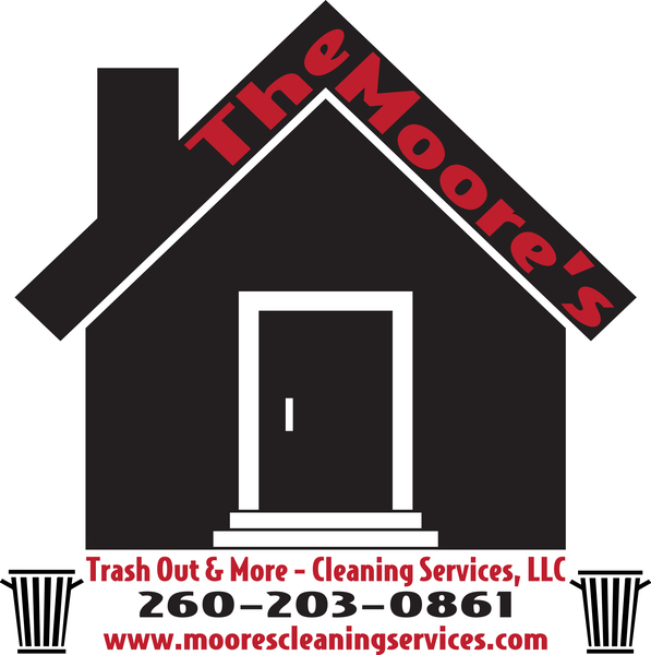 The Moore's Trash Out And More Cleaning Service Logo