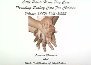 Little Hands Day Care Logo