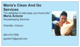 Maria's Clean And Go Services