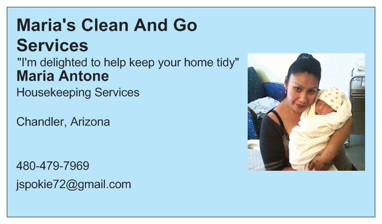 Maria's Clean And Go Services's Photo