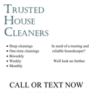 Trusted House Cleaners