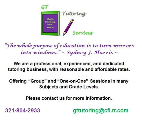 GT TUTORING SERVICES's Photo