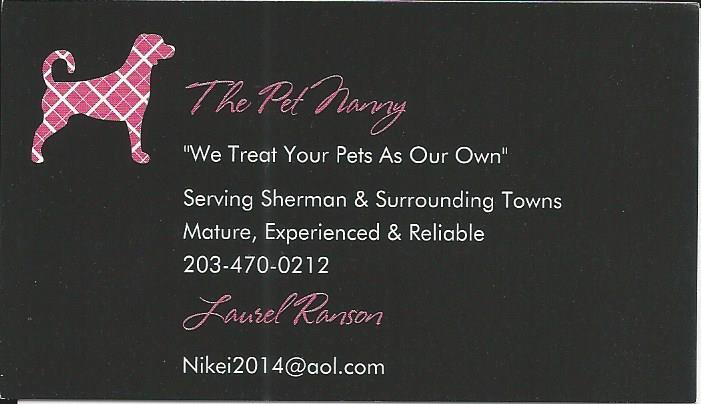 Laurel R., The Pet Nanny Logo