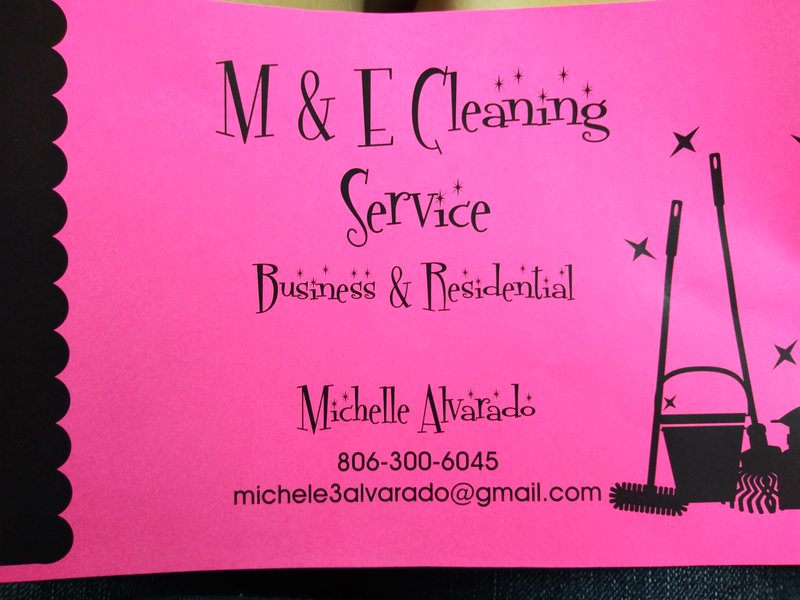 M&e Cleaning Service Logo