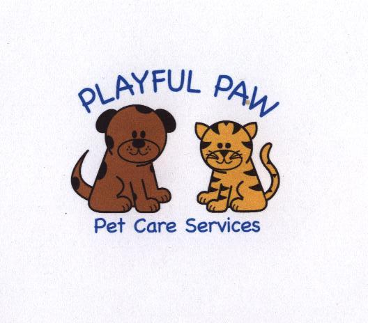 Playful Paw Pet Care Services Logo