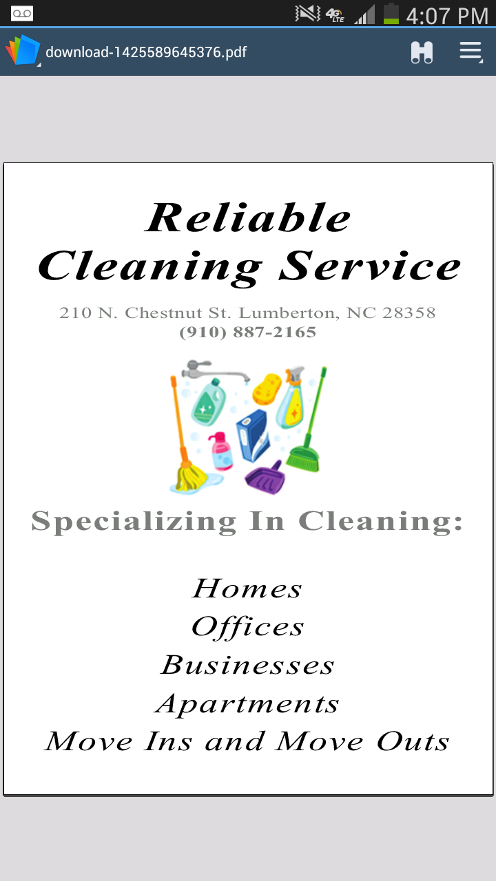 Reliable Cleaning Service's Photo