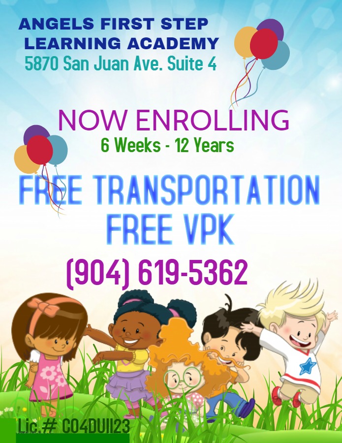 Angels first step learning academy daycare in jacksonville fl care
