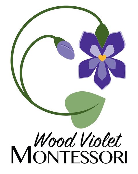 Wood Violet Montessori Logo