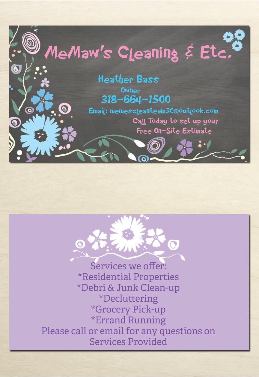 MeMaw's Cleaning & Etc.'s Photo