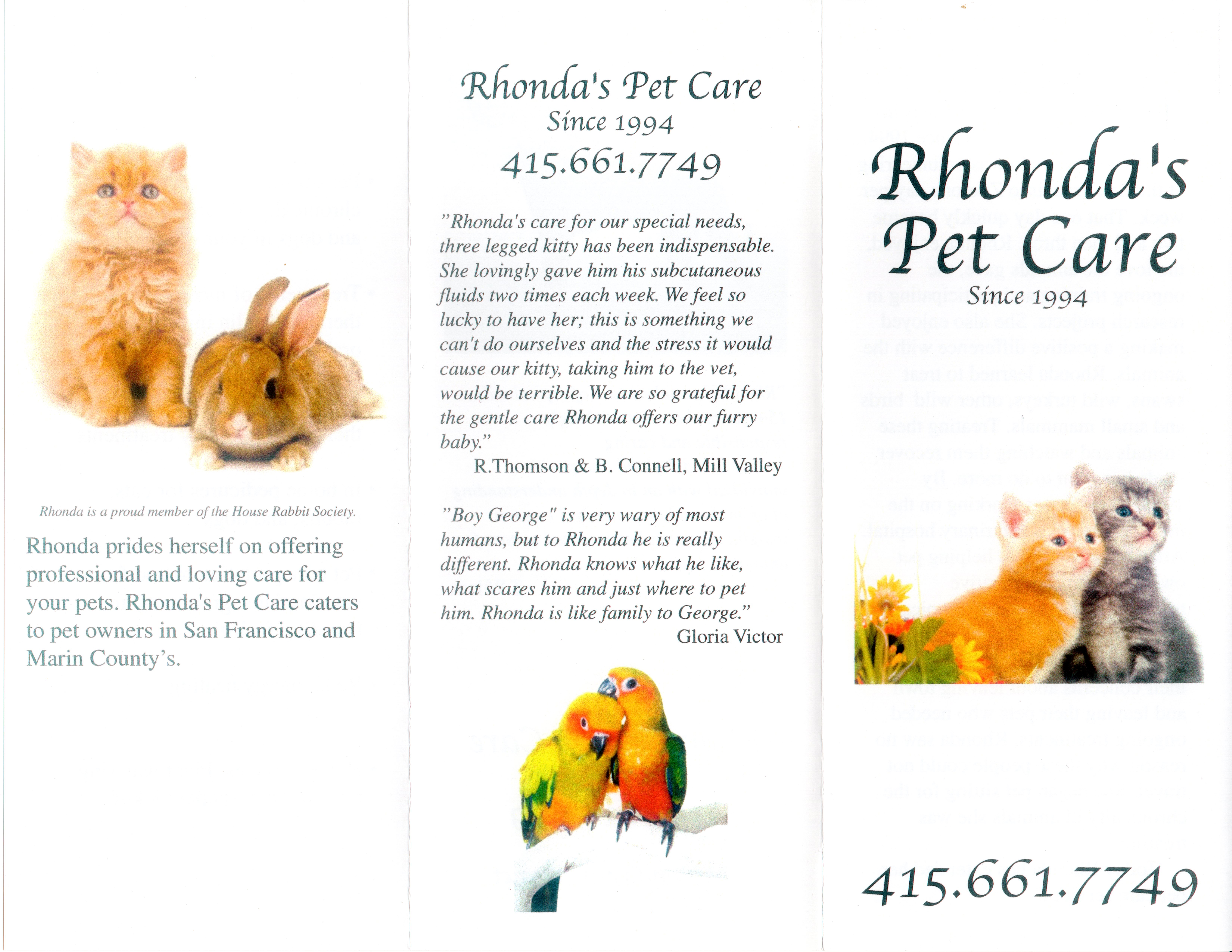 Rhonda's Pet Care's Photo