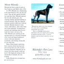 Rhonda's Pet Care
