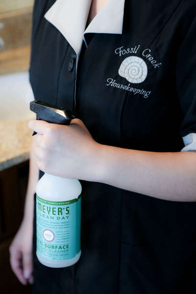 Fossil Creek Housekeeping Logo