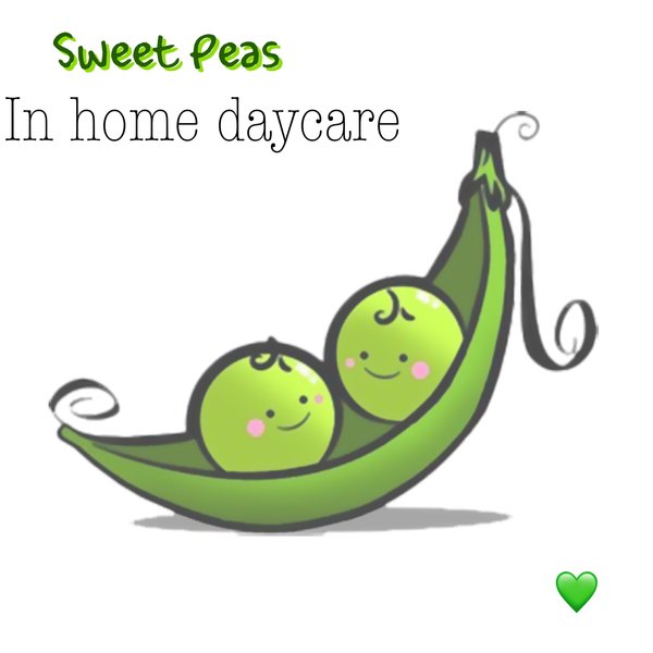 Sweet Peas In-home Daycare Logo