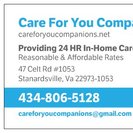Care For You Companions LLC.