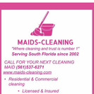 MAIDS-CLEANING