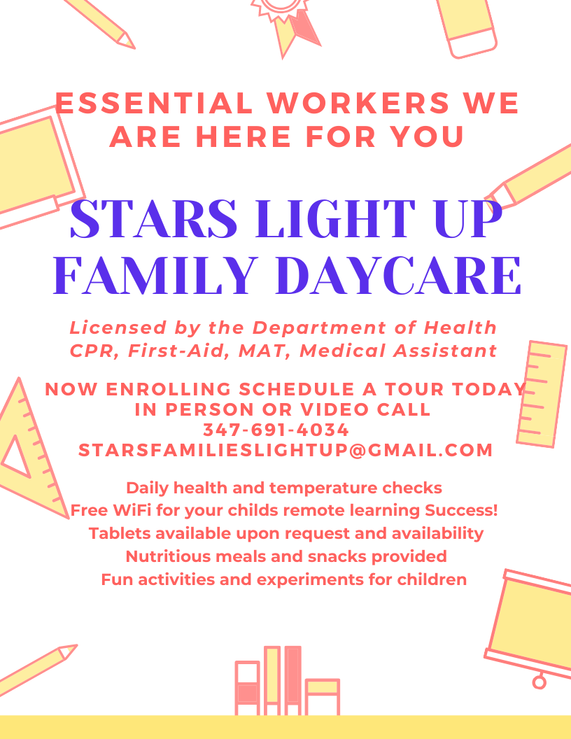 Stars Light Up Family Daycare Llc Logo