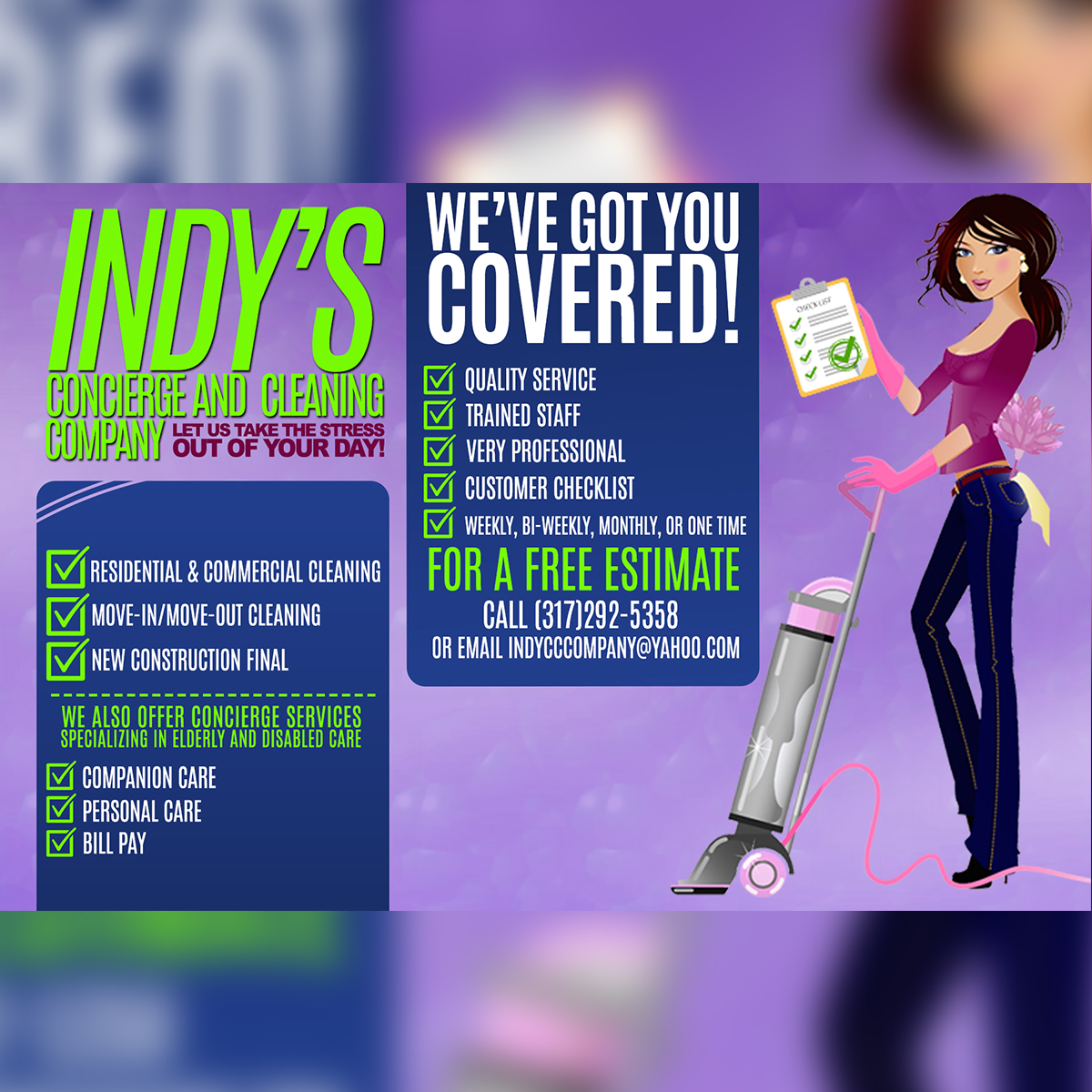 Indy's Concierge and Cleaning Company's Photo