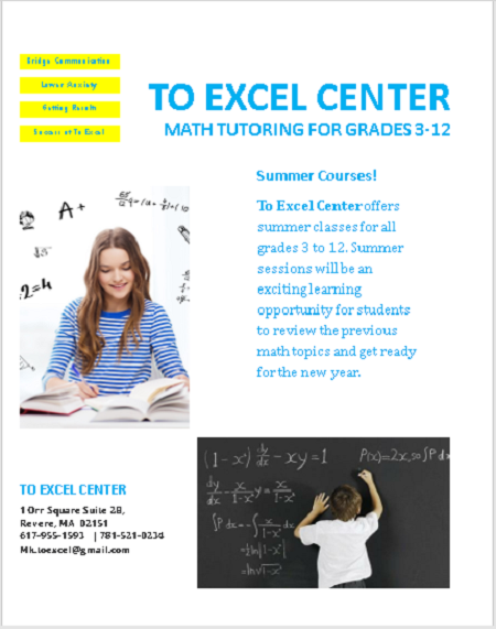 To Excel Center