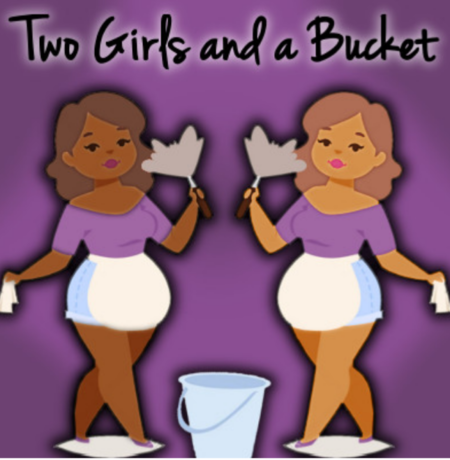 Two Girls And A Bucket's Photo
