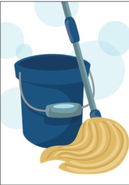 Scrubs Cleaning Logo