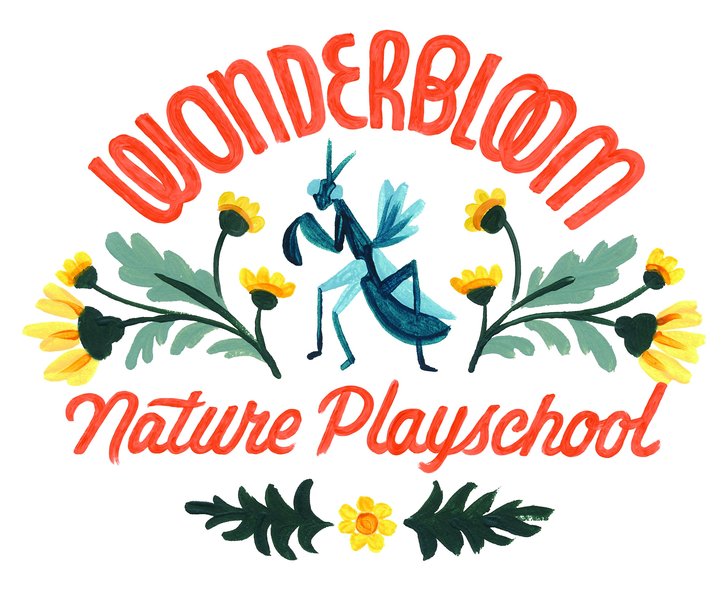 Wonderbloom Nature Playschool Logo