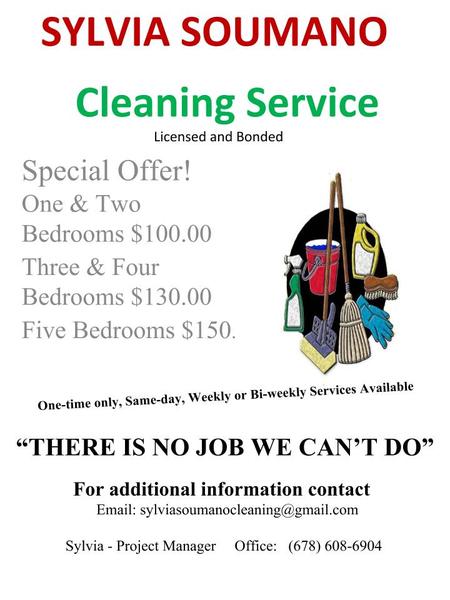 Sylvia Soumano Cleaning Service