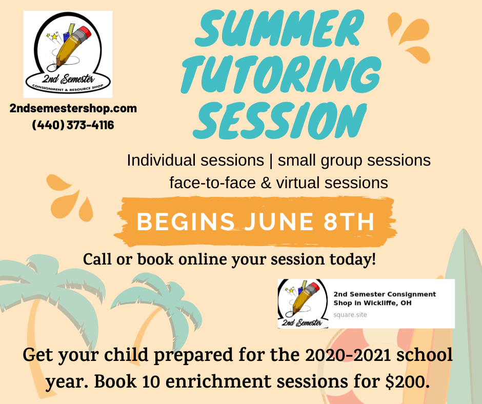 2nd Semester Consignment Shop-Tutoring Service's Photo