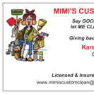 Mimi's Custom Cleaning
