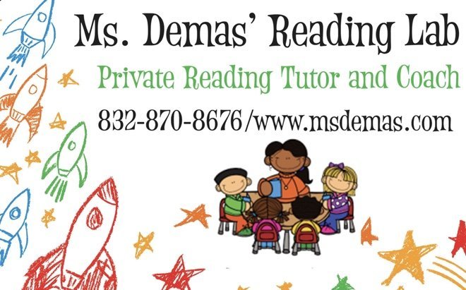 Me. Demas' Reading Lab Logo