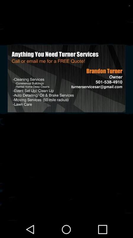 Anything You Need Turner Services