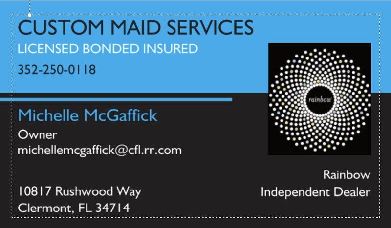 Custom Maid Services Logo