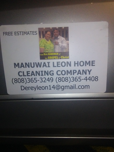 Manuwai Leon Home Cleaning Company's Photo