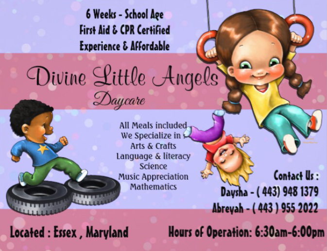 Divine Little Angels Daycare Logo