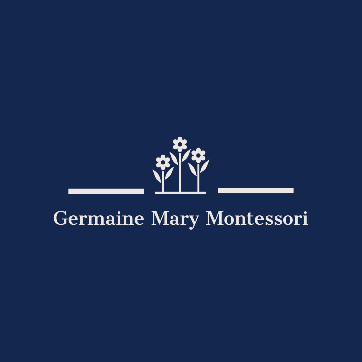 Germaine Mary Montessori Logo