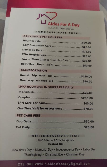 Aides For A Day Homecare Llc Care Philadelphia Pa Home Care Agency Aides For A Day Homecare Llc Care Philadelphia Pa Home Care Agency