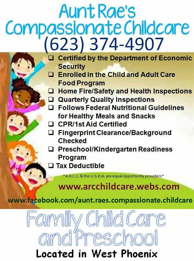 Aunt Rae's Compassionate Childcare's Photo