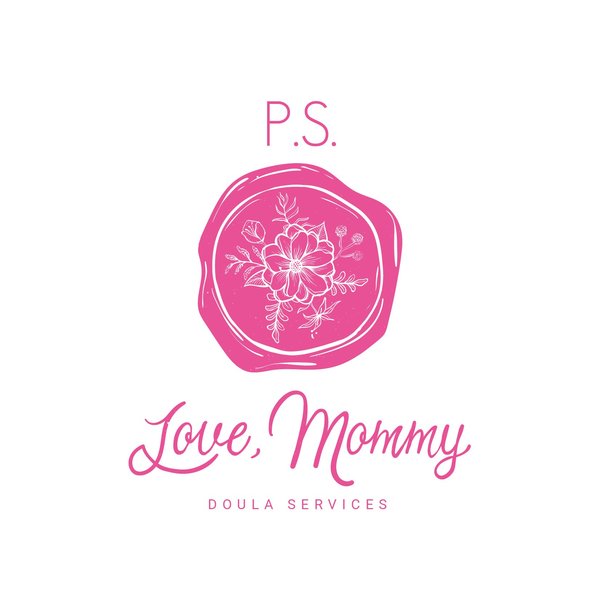 P.s. Love, Mommy Child Care Logo