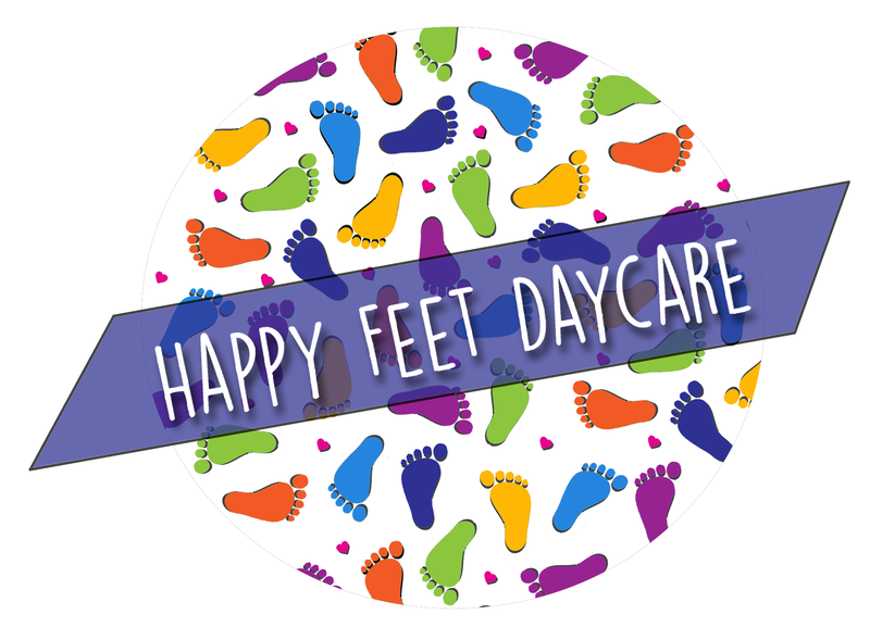 Happy Feet Group Family Day Care Logo